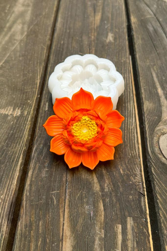 Lotus Çiçek 2 Silikon Mum Kalıbı