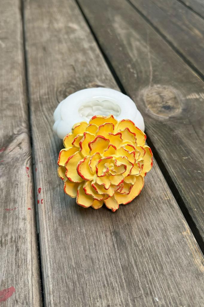 Lotus Çiçek 5 Silikon Mum Kalıbı