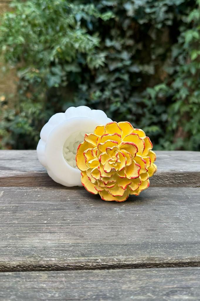 Lotus Çiçek 5 Silikon Mum Kalıbı