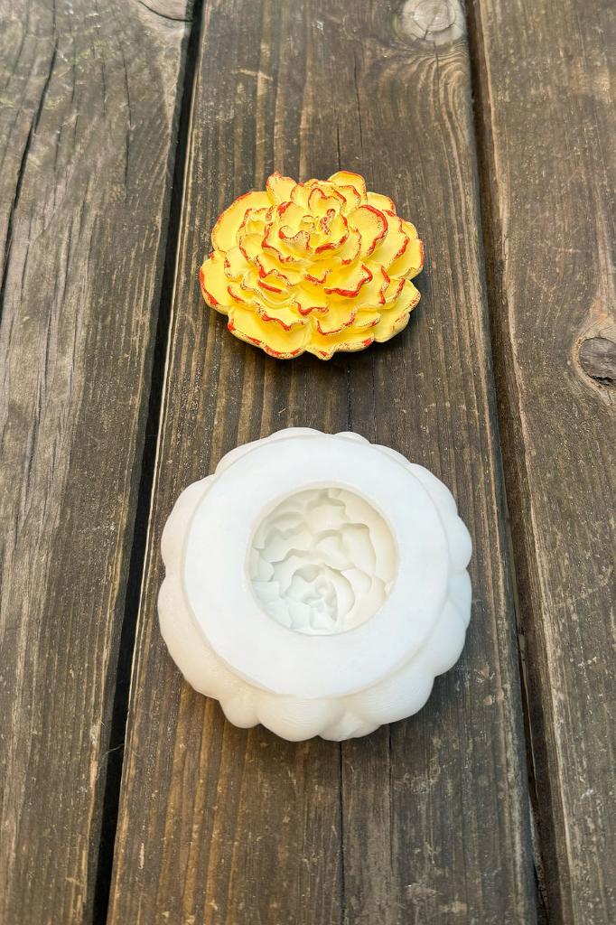 Lotus Çiçek 5 Silikon Mum Kalıbı