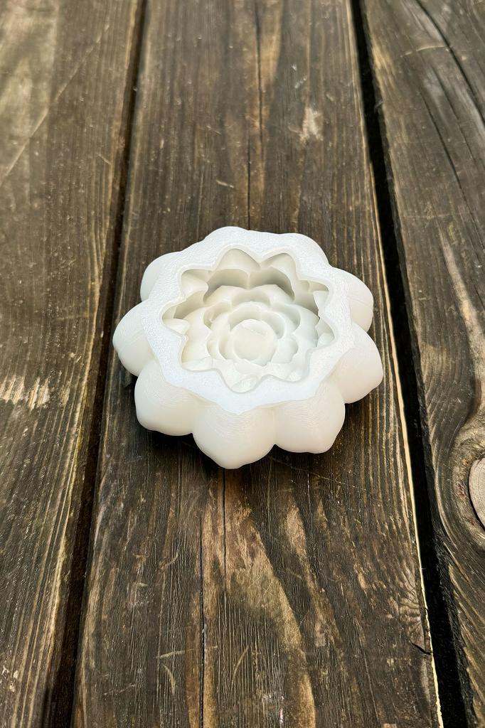 Lotus Çiçek 6 Silikon Mum Kalıbı