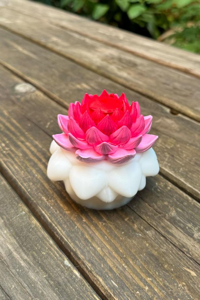 Lotus Çiçek 7 Silikon Mum Kalıbı