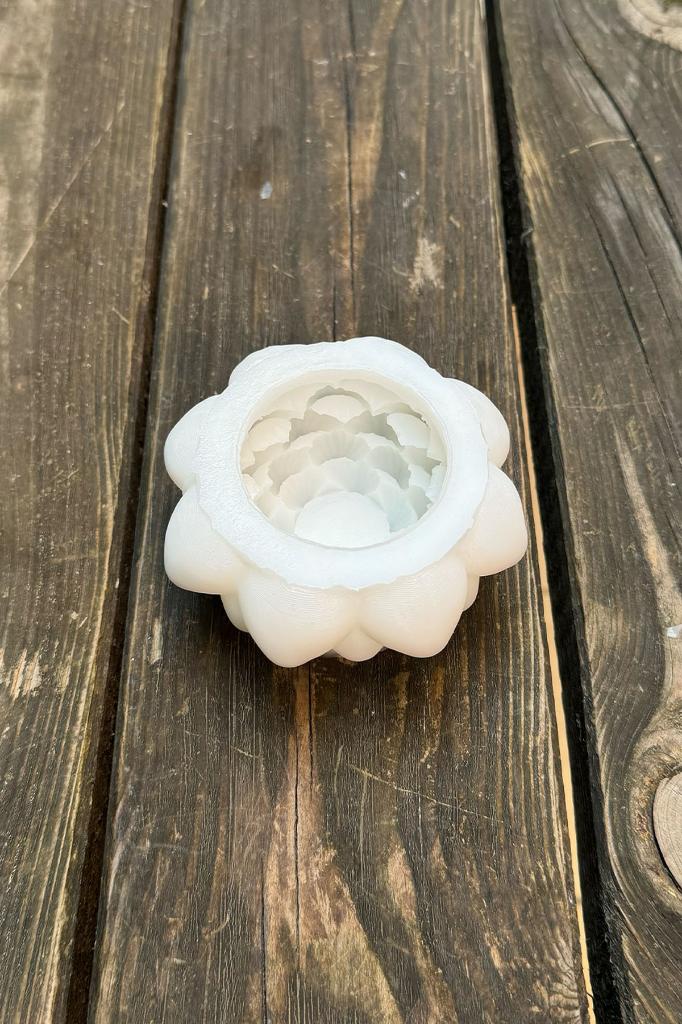 Lotus Çiçek 7 Silikon Mum Kalıbı