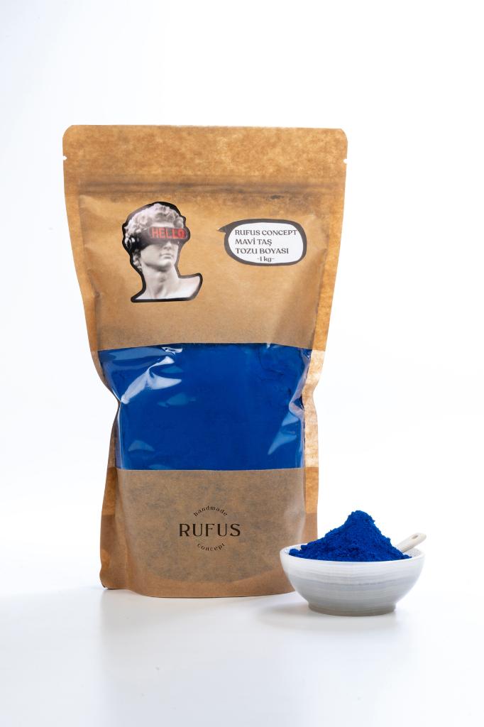 Mavi Taş Tozu Boyası ( 1 kg )