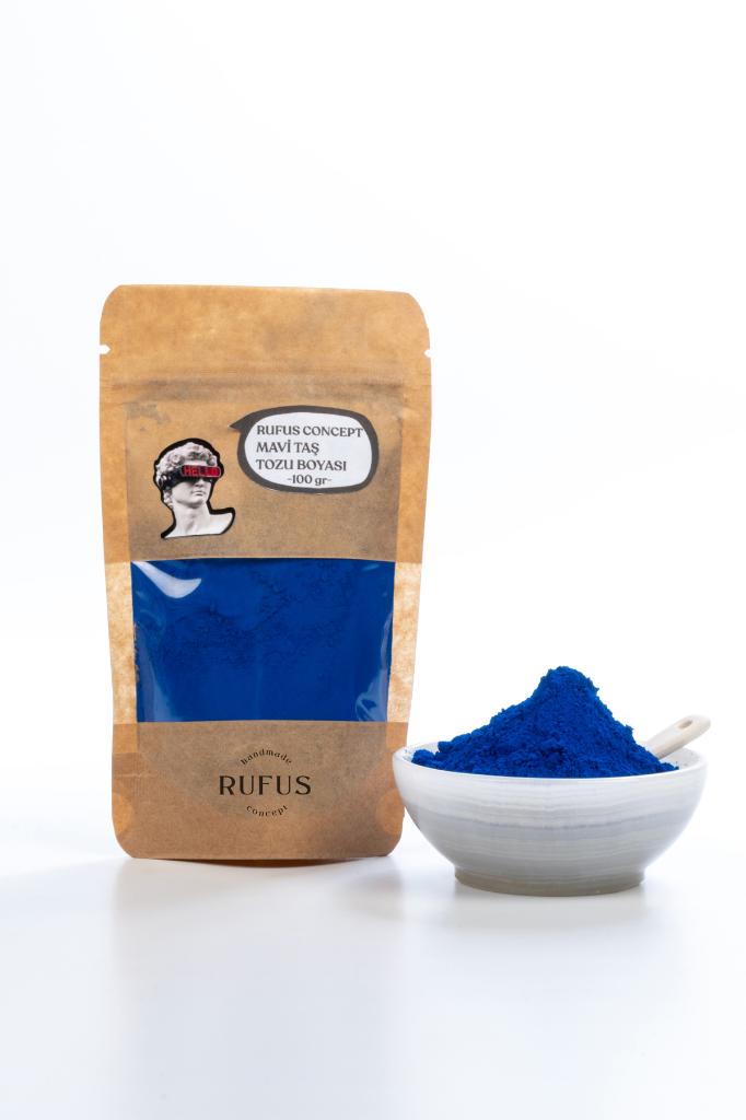 Mavi Taş Tozu Boyası ( 100 gr )