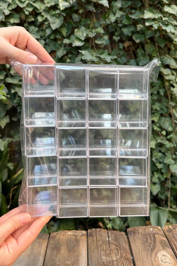 Mica-Box Transparent 5X5 cm 25 Stück