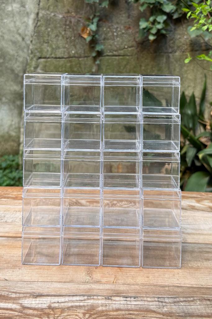 Mica-Box Transparent 5X5 cm 25 Stück
