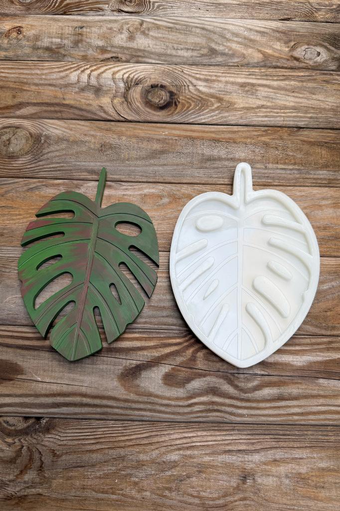 Monstera Büyük Silikon Tepsi Kalıbı