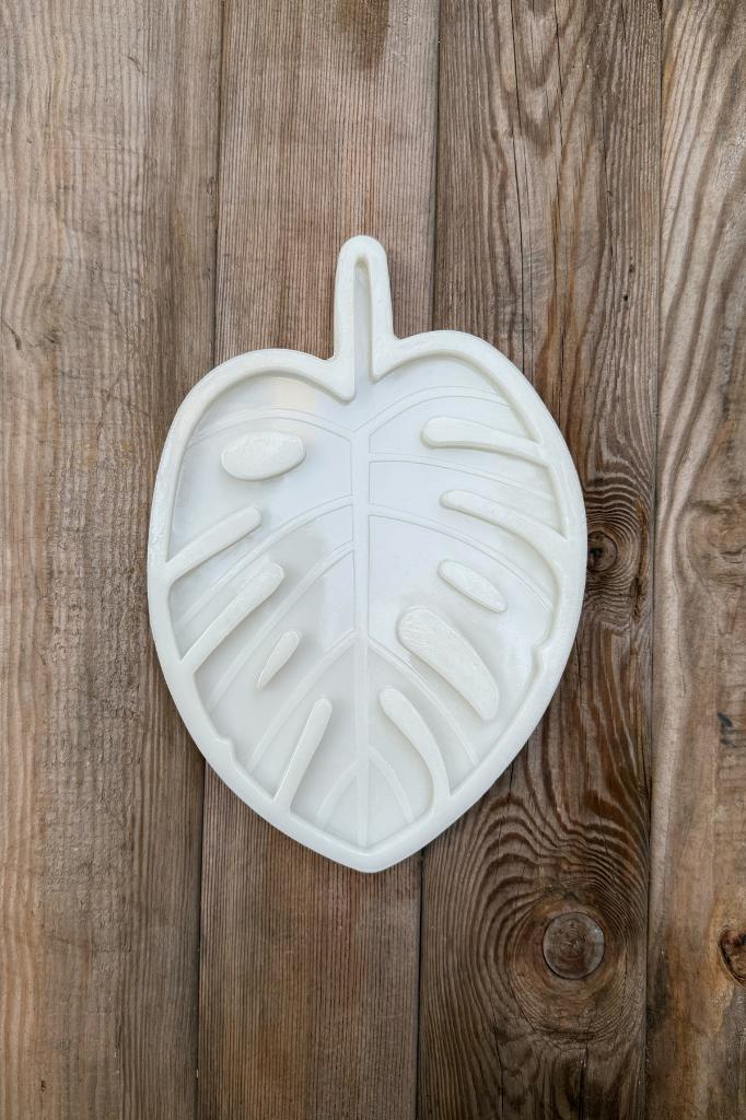 Monstera Büyük Silikon Tepsi Kalıbı