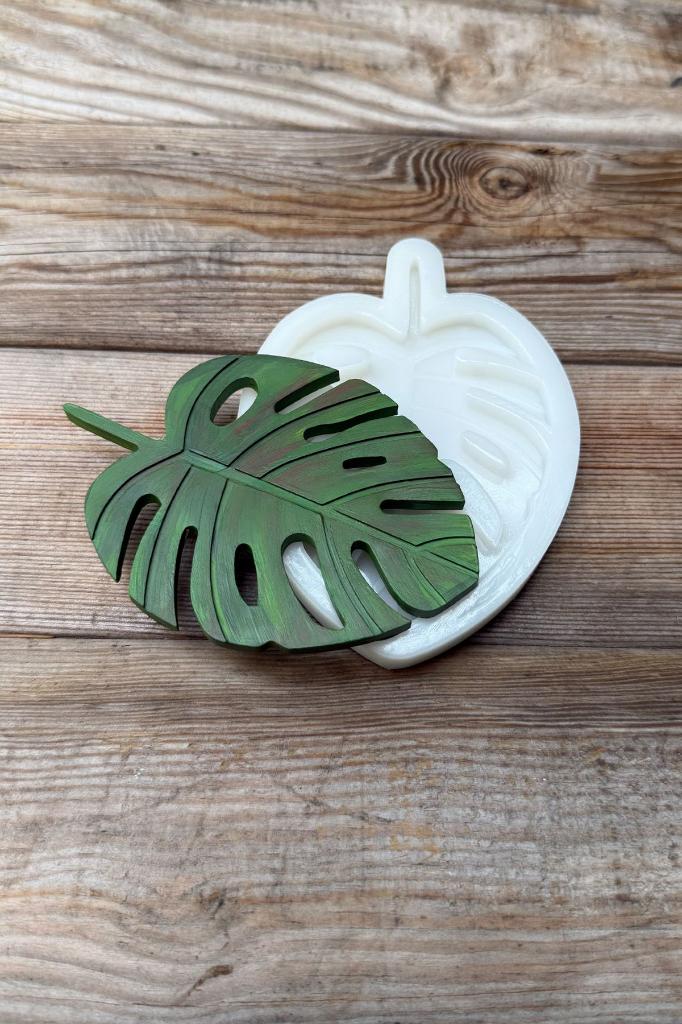 Monstera Küçük Silikon Tepsi Kalıbı