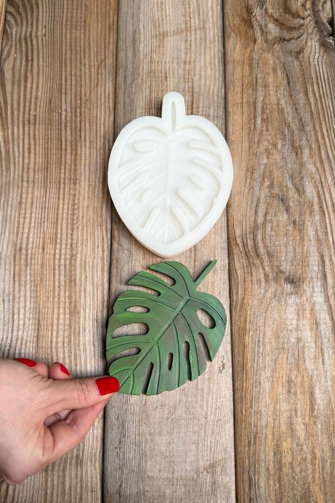 Monstera Küçük Silikon Tepsi Kalıbı