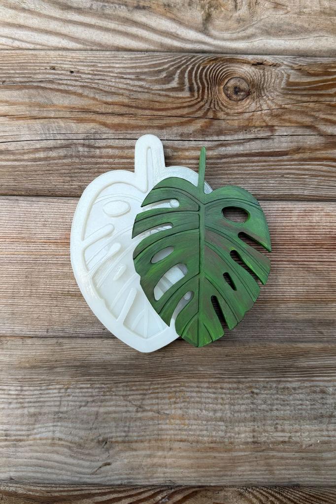 Monstera Küçük Silikon Tepsi Kalıbı