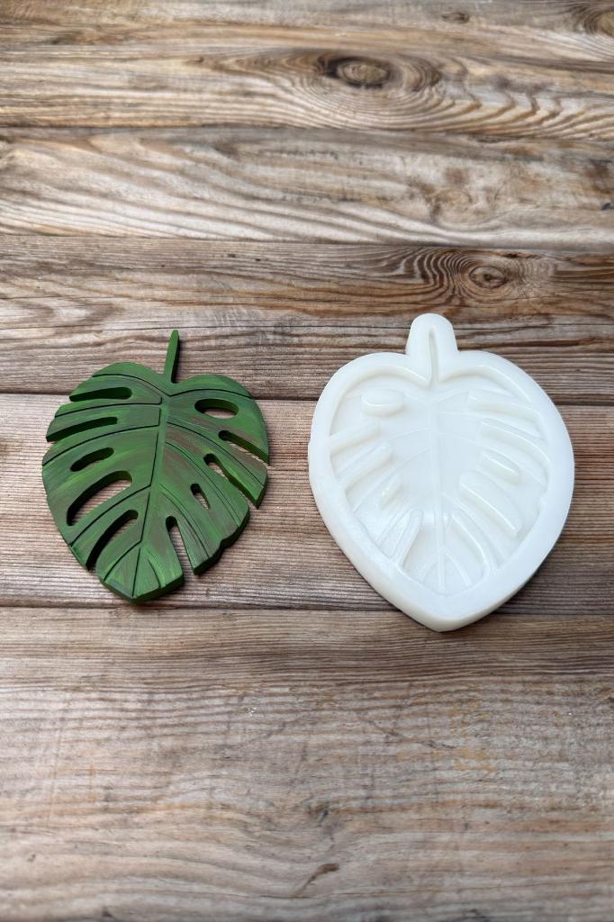 Monstera Küçük Silikon Tepsi Kalıbı