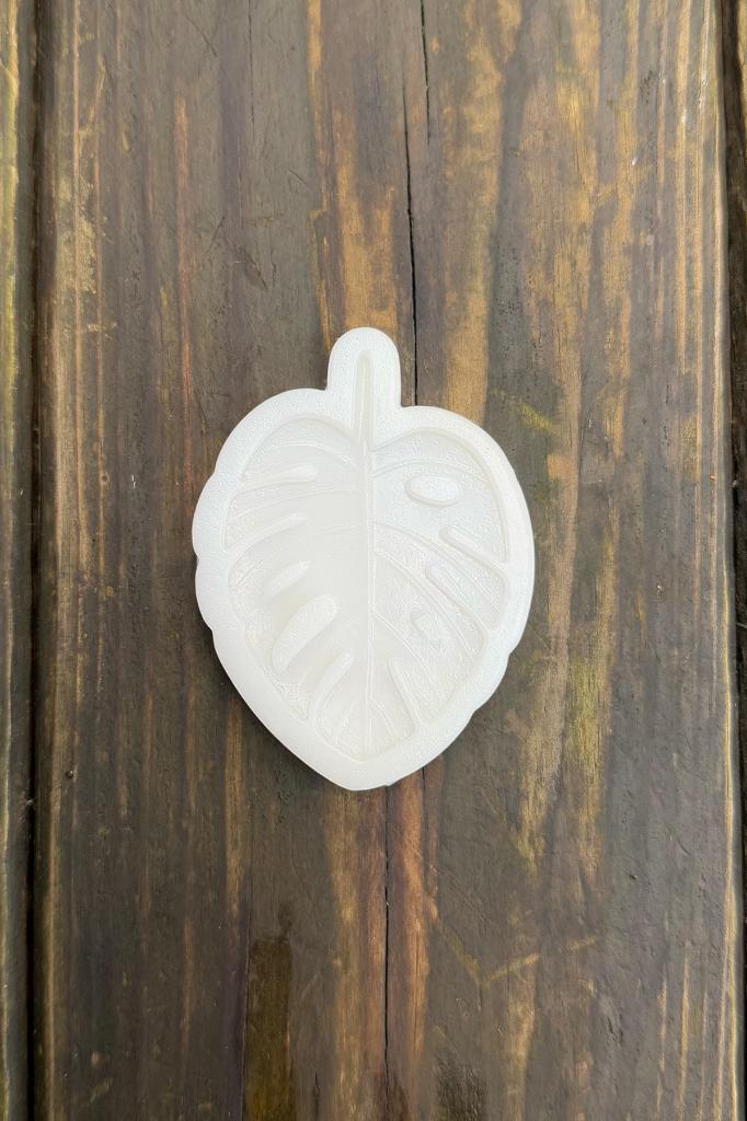 Monstera Yaprak Küçük Silikon Mum Kalıbı