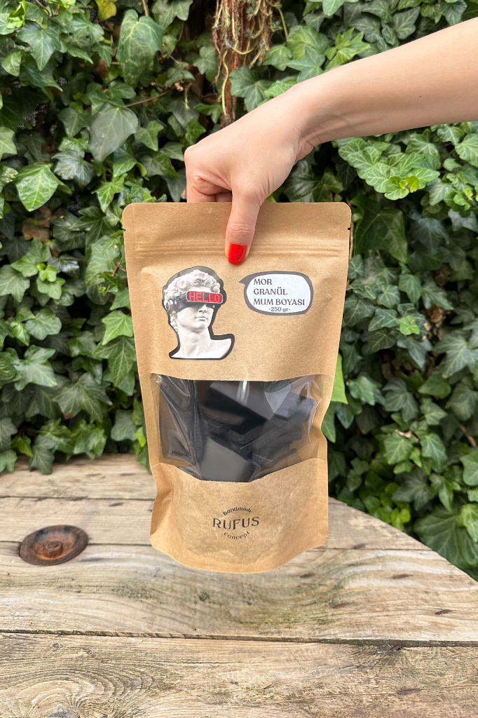 Mor Granül Mum Boyası 250Gr