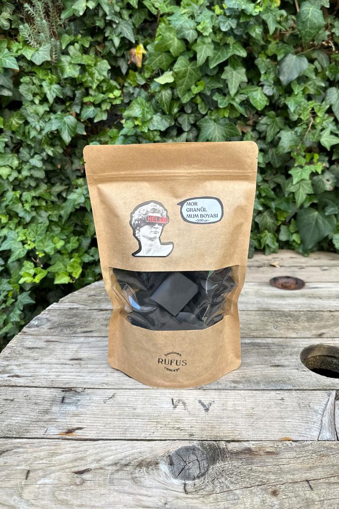 Mor Granül Mum Boyası 500gr