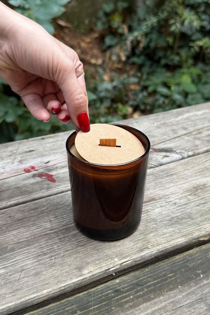 Candle Dust Covers 63mm Diameter 20mm X 2 mm Wooden Wick Slot 50 pcs