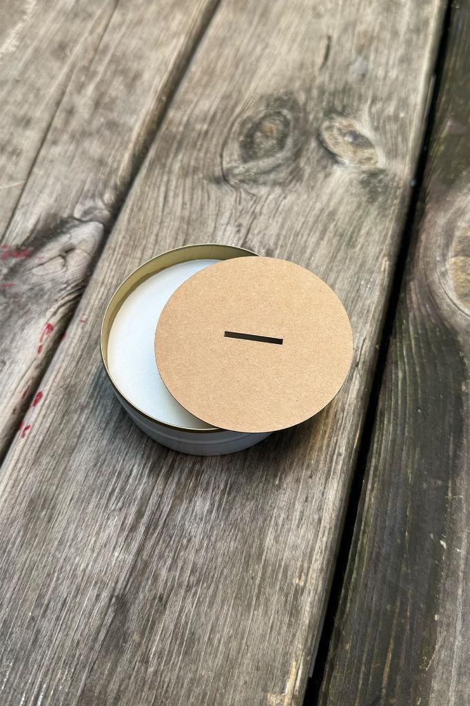 Candle Dust Covers 68mm Diameter 20mm X 2 mm Wooden Wick Slot 50 pcs