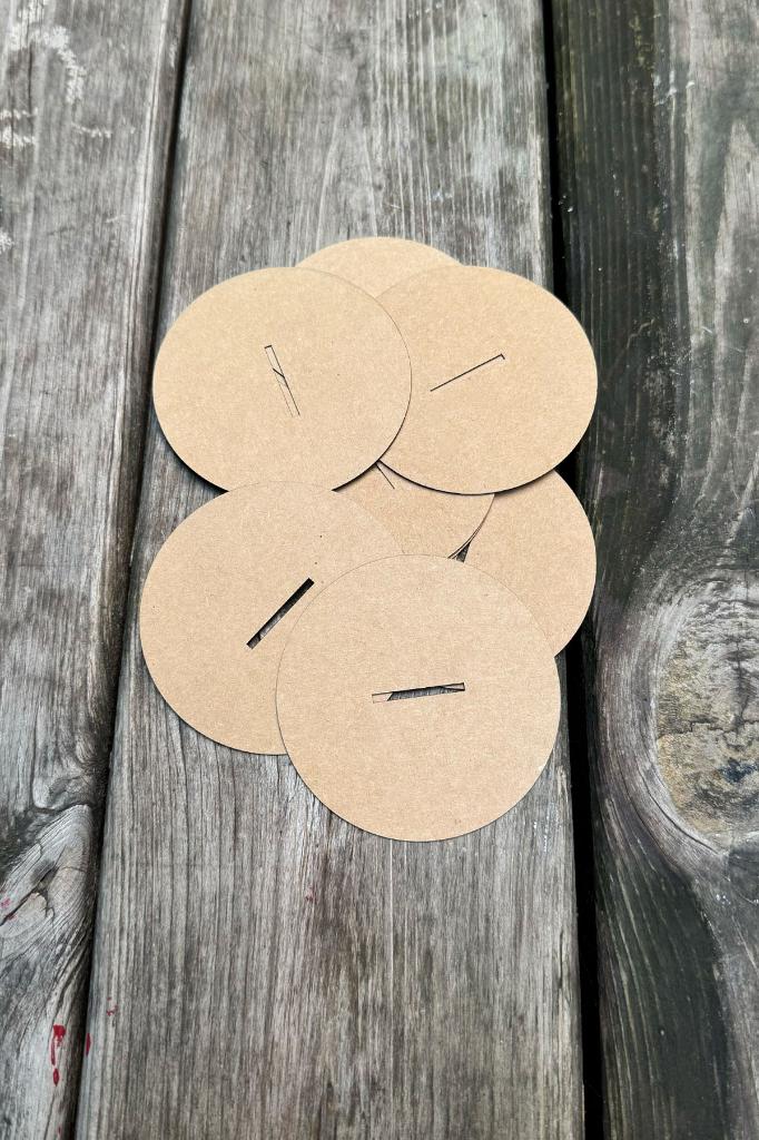 Candle Dust Covers 77mm Diameter 25mm X 2 mm Wooden Wick Slot 50 pcs