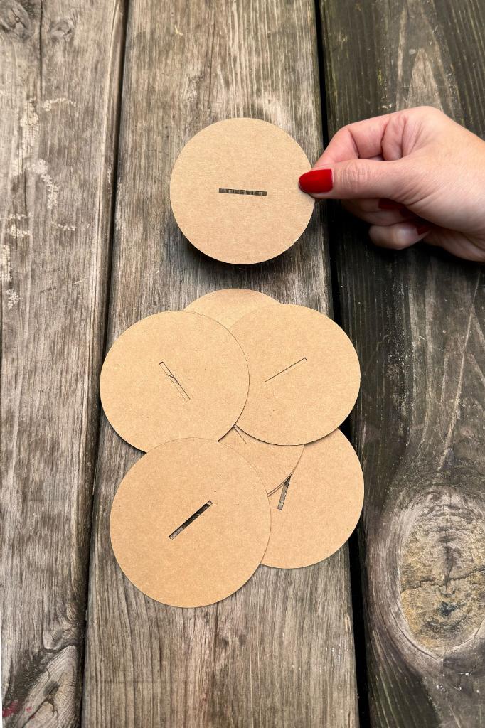Candle Dust Covers 77mm Diameter 25mm X 2 mm Wooden Wick Slot 50 pcs