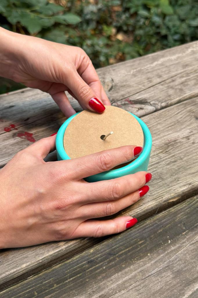 Candle Dust Covers 83mm Outer Diameter 5mm Inner Diameter Cotton Wick Slot 50 pcs