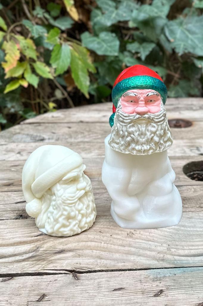 Noel Baba 3D Silikon Mum Kalıbı