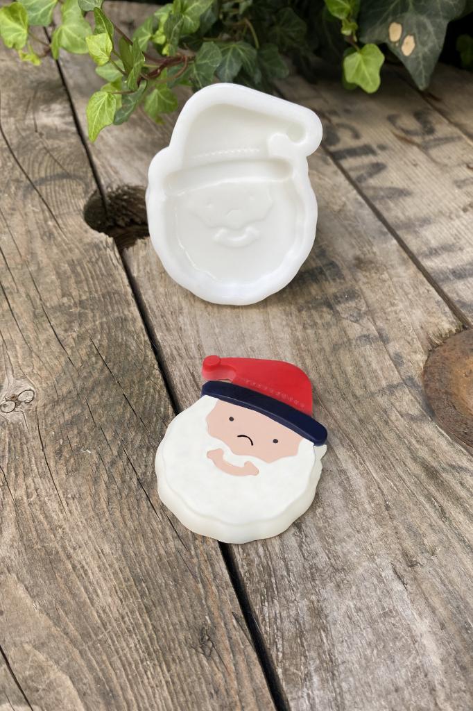 Noel Baba Silikon Mum Kalıbı