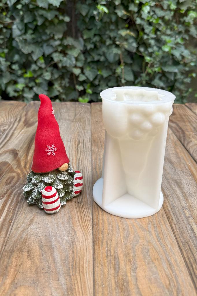 Noel Cücesi Silikon Mum Kalıbı