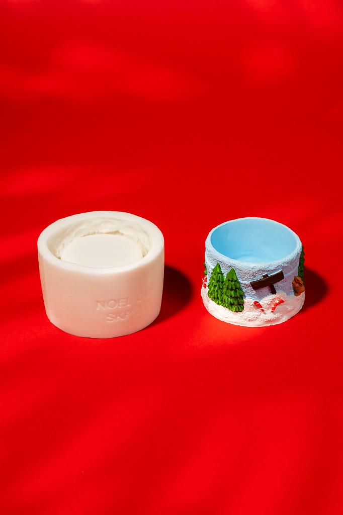 Noel Cup Silikon Kap Kalıbı
