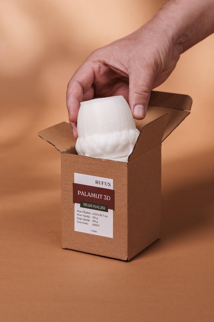 Palamut 3D Silikon Mum Kalıbı