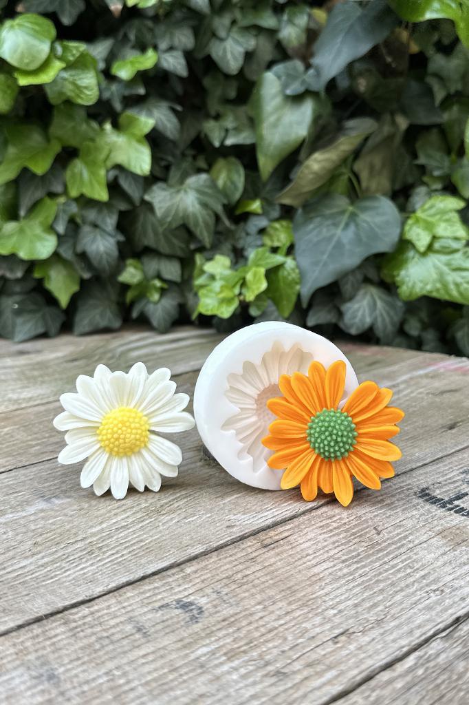 Papatya Çiçek Silikon Mum Kalıbı