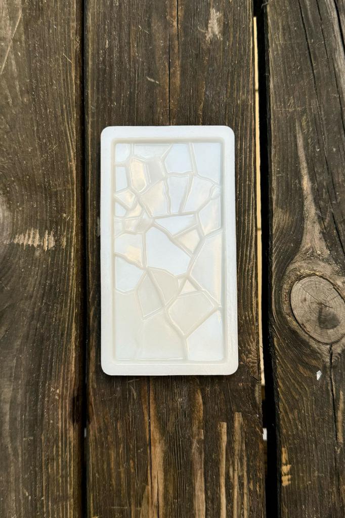 Parçalanmış Tablet Çikolata Silikon Mum Kalıbı