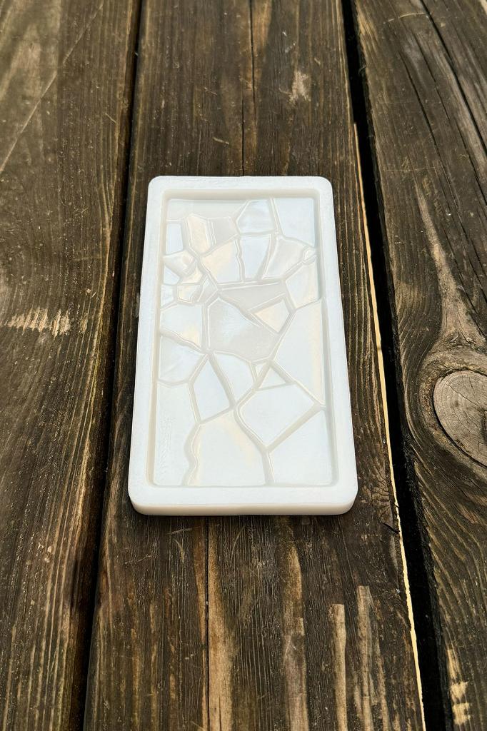 Parçalanmış Tablet Çikolata Silikon Mum Kalıbı