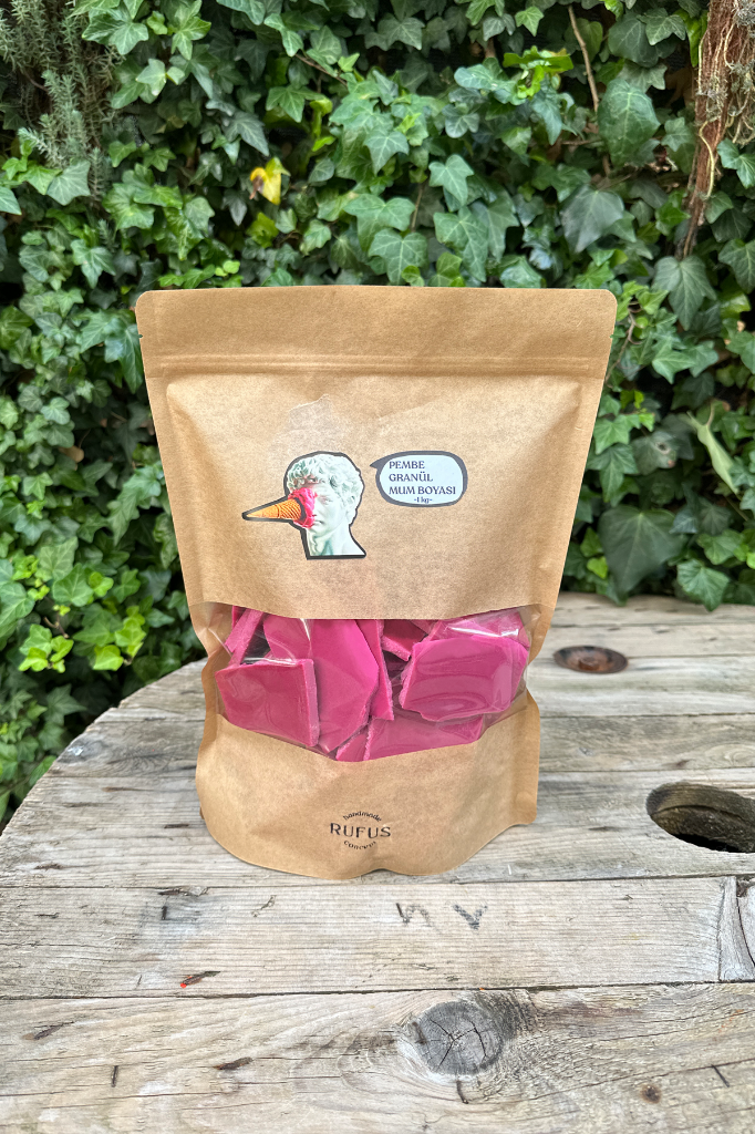 Pembe Granül Mum Boyası 1000gr
