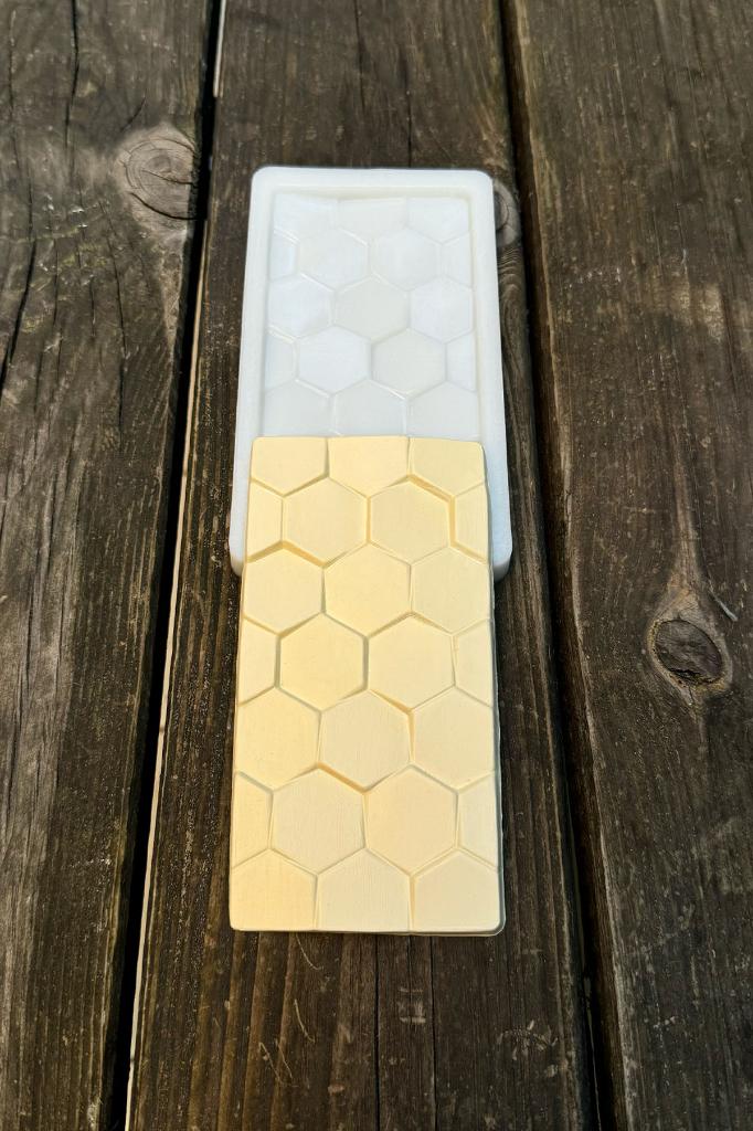Petek Tablet Çikolata Silikon Mum Kalıbı
