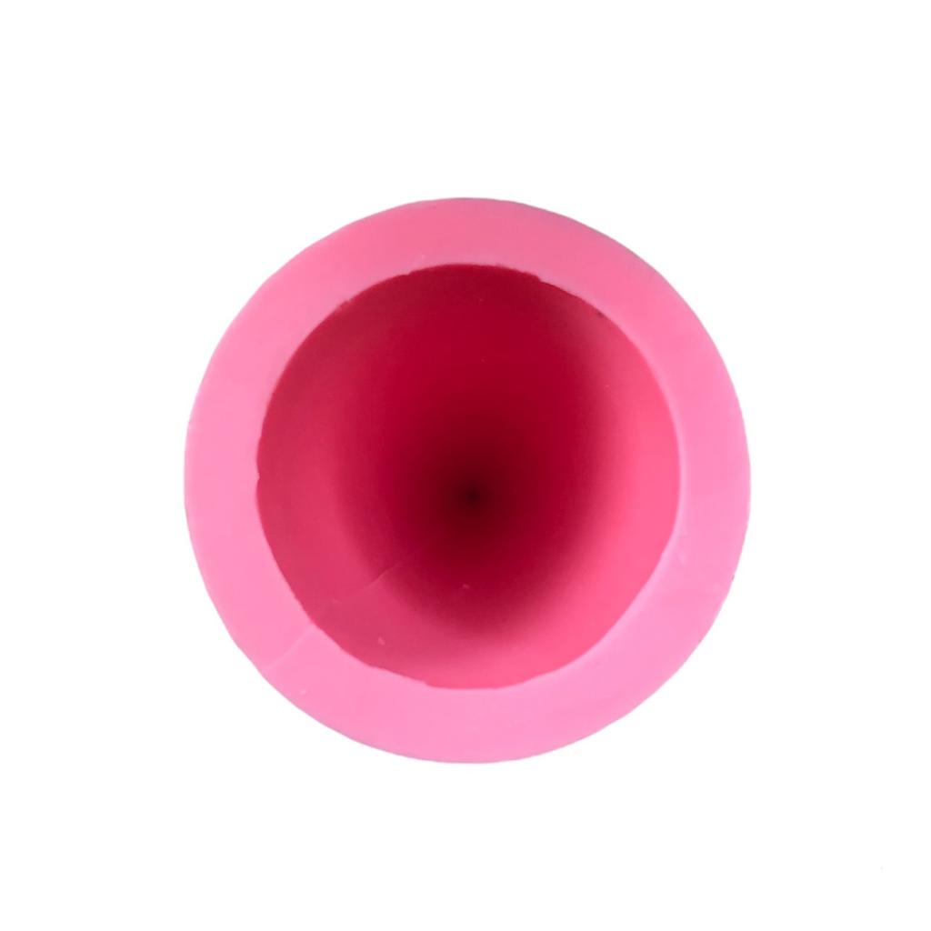Prizma Dairesel 3D Silikon Mum Kalıbı