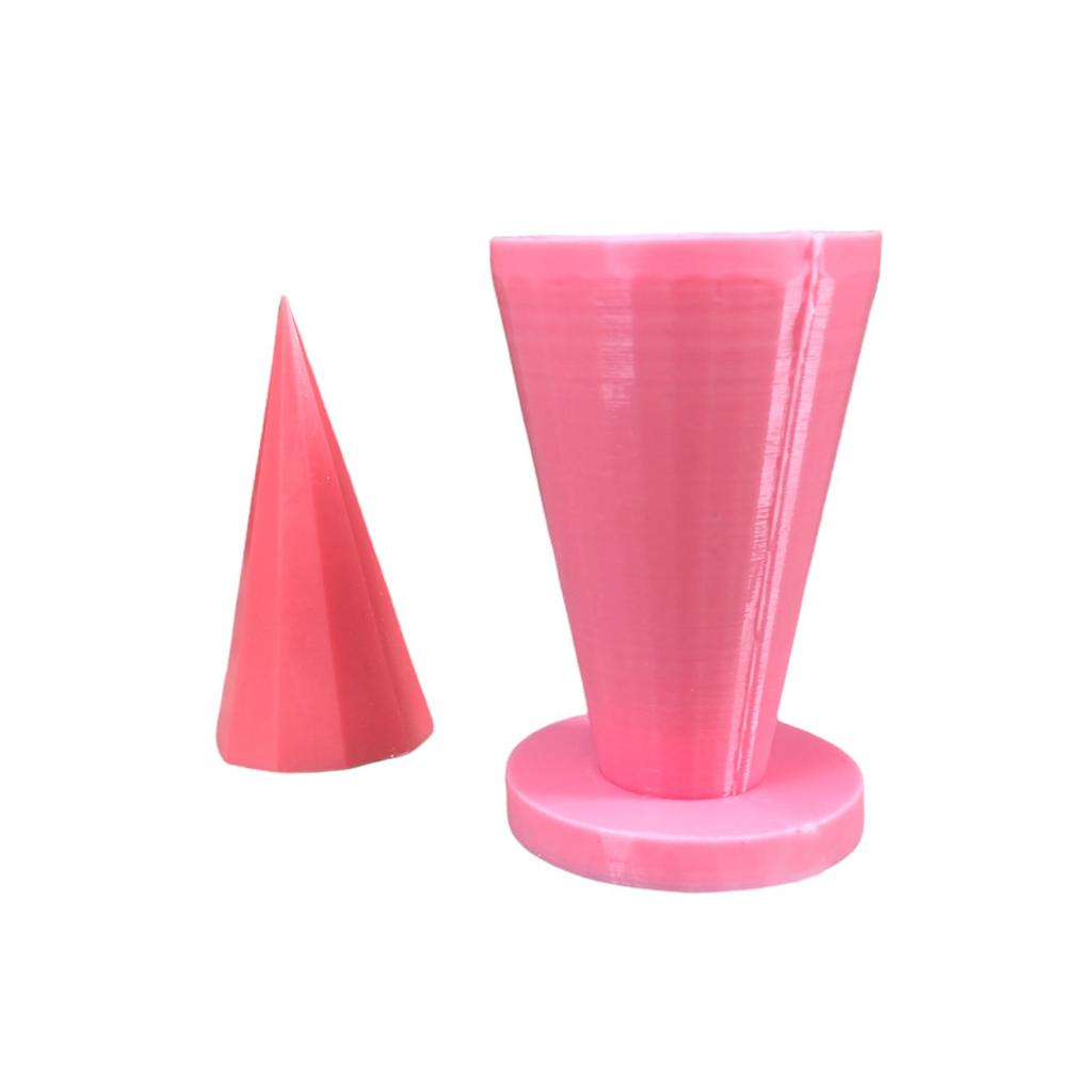 Prizma Ongen 3D Silikon Mum Kalıbı