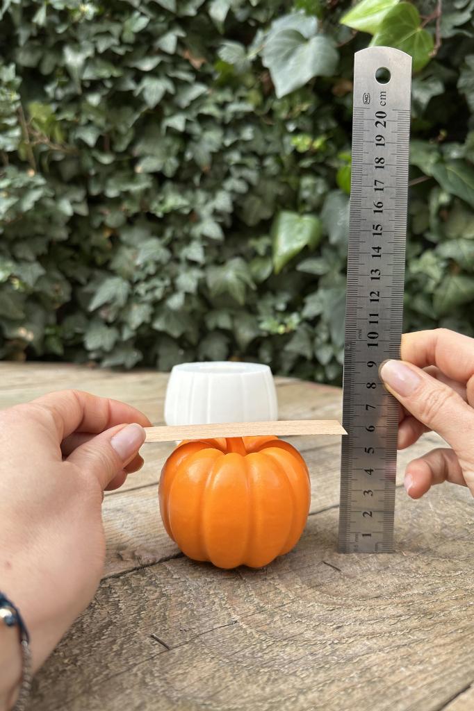 Pumpkin Kabak Büyük Silikon Mum Kalıbı