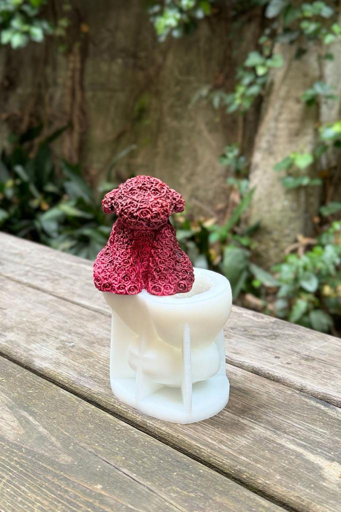 Rose Dog Silikon Mum Kalıbı