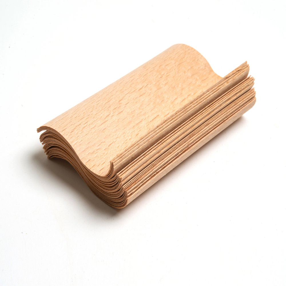 S Model Ahşap Mum Fitili ve Yapışkanlı Fitil Sehpası 50 Adet ( 60mm x 100mm x 0.5mm )