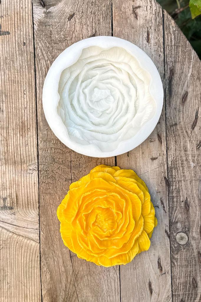 Şakayık Büyük Silikon Mum Kalıbı