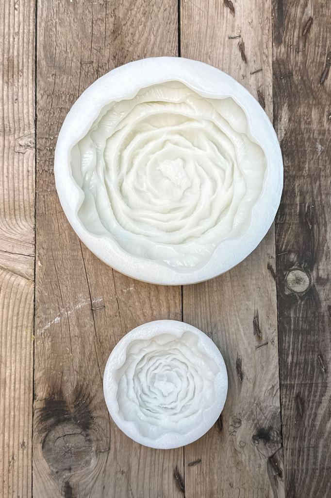 Şakayık İkili Set Silikon Mum Kalıpları