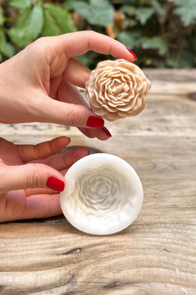 Şakayık Mini Silikon Mum Kalıbı