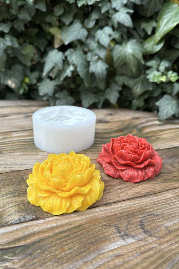 Şakayık Silikon Mum Kalıbı