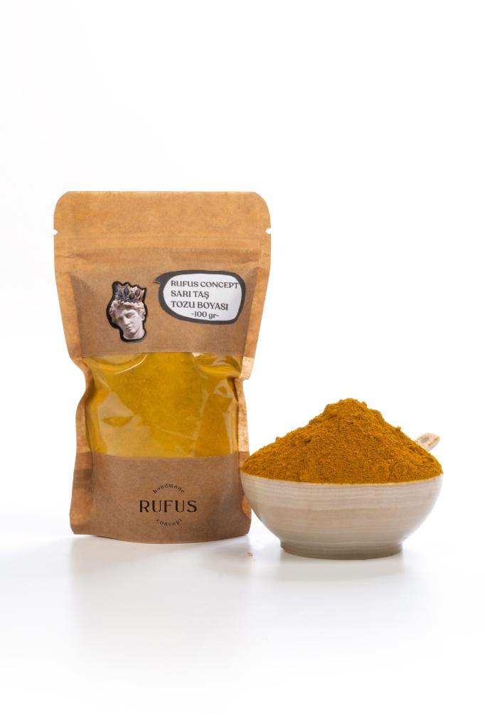 Sarı Taş Tozu Boyası ( 100 gr )
