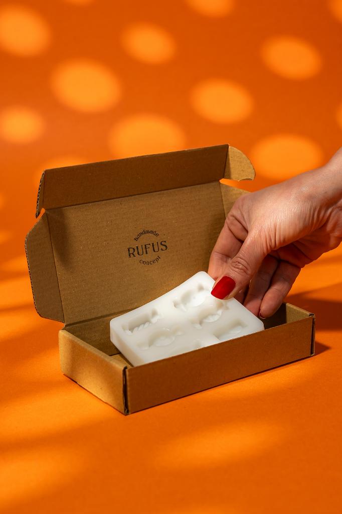 Şeker Altılı Silikon Süsleme Mum Kalıbı
