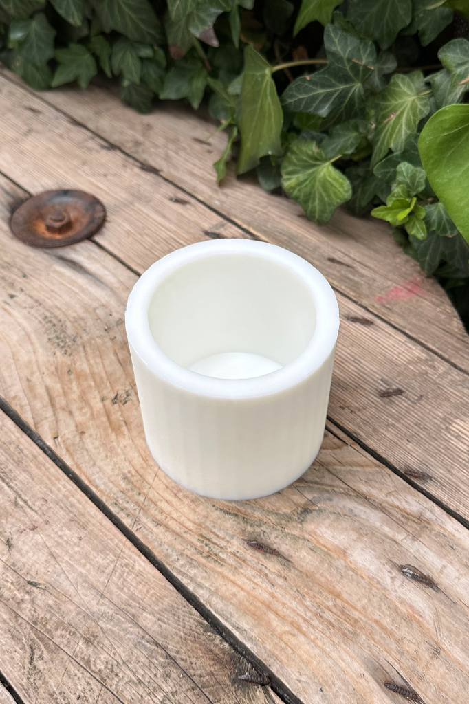 Silindir 3D Ø:8 H:8 cm Silikon Mum Kalıbı