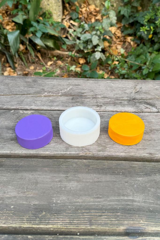 Silindir Ø:6,5 X H:2,5 cm Silikon Mum Kalıbı