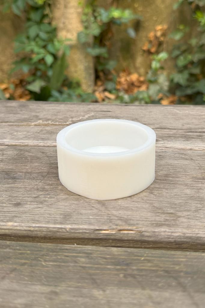 Silindir Ø:6,5 X H:2,5 cm Silikon Mum Kalıbı