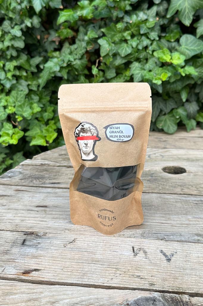Siyah Granül Mum Boyası 100gr